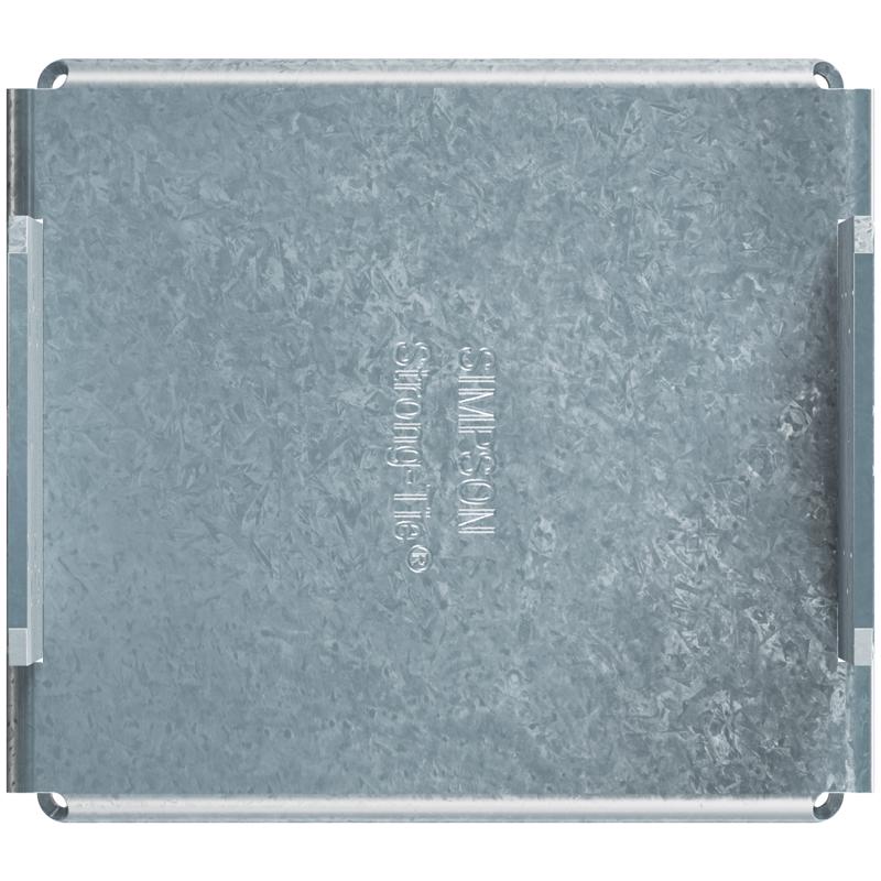 Simpson Strong-Tie 16.66 in. H X 6.03 in. W Galvanized Steel Column Base