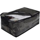 Hefty Black/Clear Flexible Tote w/Handle 26 in. H X 12 in. W X 16 in. D Stackable, Pack of 4