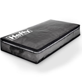 Hefty Underbed Black/Clear Storage Bag 6 in. H X 39 in. W X 20 in. D, Pack of 4
