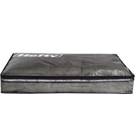 Hefty Underbed Black/Clear Storage Bag 6 in. H X 39 in. W X 20 in. D, Pack of 4