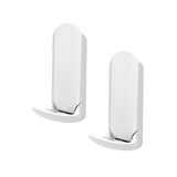 Gator Magnetics MINI White Metal/Steel Magnetic Hooks 15 lb. cap. 2 pk, Pack of 6