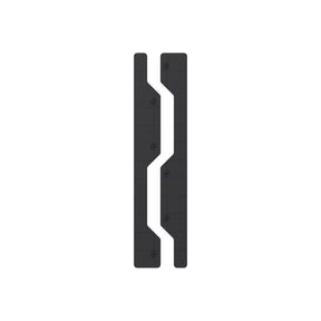 Gator Magnetics Edge Caps Black Metal/Steel Drywall Garage Kit 2 pk