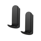 Gator Magnetics MINI Black Metal/Steel Magnetic Hooks 15 lb. cap. 2 pk, Pack of 6