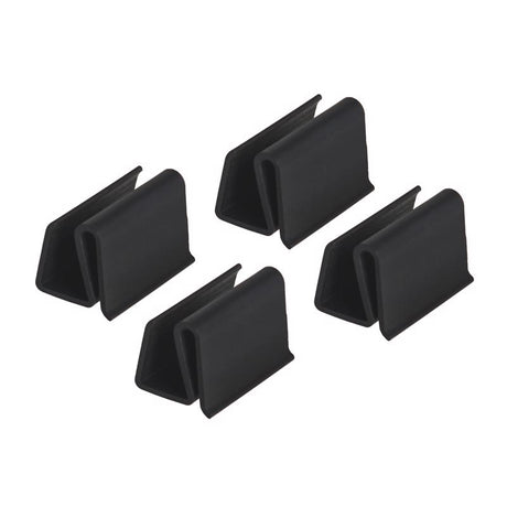 M-D Building Products Black Vinyl Retainer Clip For 7/16 4 pk, Pack of 10