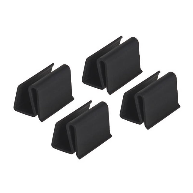 M-D Building Products Black Vinyl Retainer Clip For 7/16 4 pk, Pack of 10