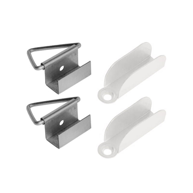 M-D Building Products Aluminum 3/8 in. W X 1-1/2 in. L Screen Top Hanger 1 pk, Pack of 10