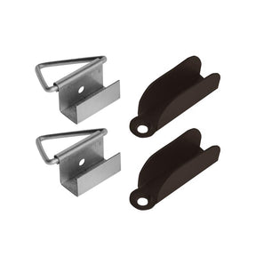 M-D Building Products Aluminum 3/8 in. W X 1-1/2 in. L Screen Top Hanger 1 pk, Pack of 10