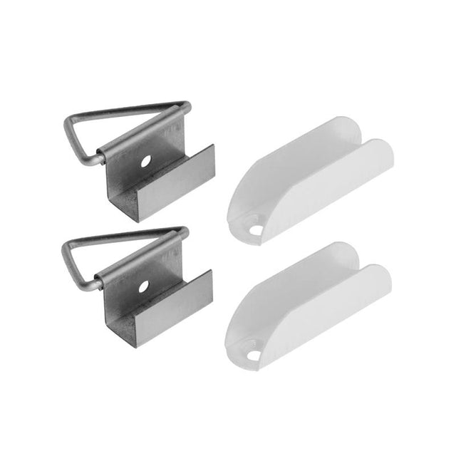 M-D Building Products Aluminum 7/16 in. W X 1-1/2 in. L Screen Top Hanger 2 pk, Pack of 10
