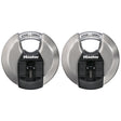 Master Lock 3-1/8 in. W Stainless Steel 4-Pin Cylinder Disk Padlock
