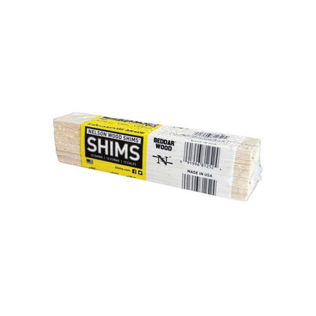 Nelson 1.375 in. W X 8 in. L Wood Contractor Grade Shims 12 pk, Pack of 36