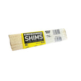 Nelson 1.375 in. W X 8 in. L Wood Contractor Grade Shims 12 pk, Pack of 36