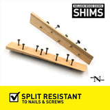 Nelson 1.375 in. W X 8 in. L Wood Contractor Grade Shims 12 pk, Pack of 36