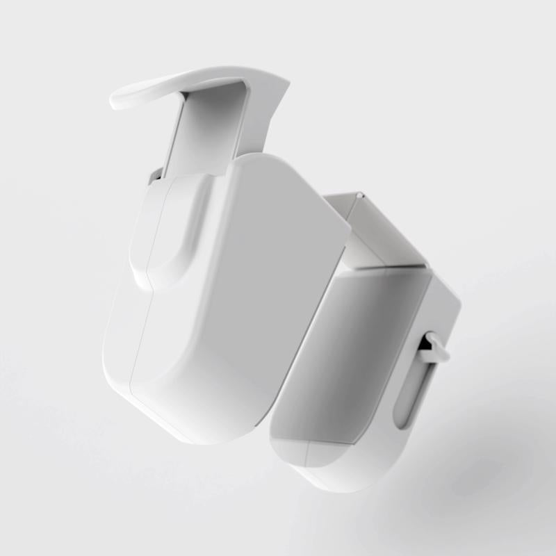 SnapPower HugLock White ABS/TPR Door Lock 1 pk, Pack of 4