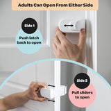 SnapPower HugLock White ABS/TPR Door Lock 1 pk, Pack of 4