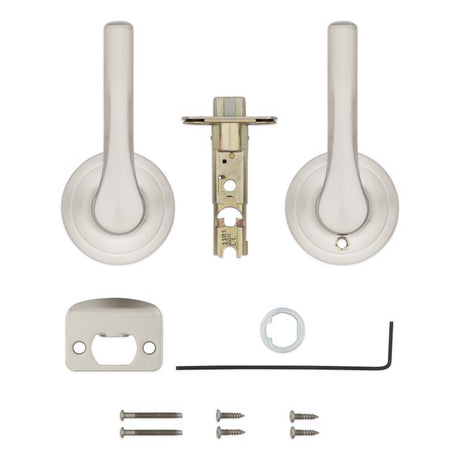 Kwikset Henley Satin Nickel Passage Lever