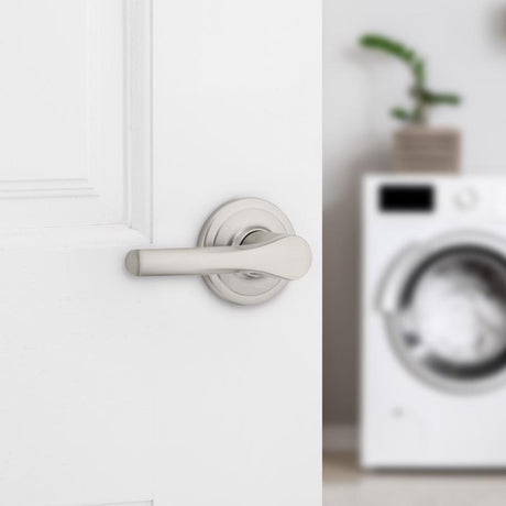 Kwikset Henley Satin Nickel Passage Lever