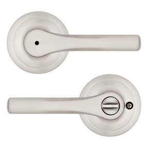 Kwikset Henley Satin Nickel Privacy Lever