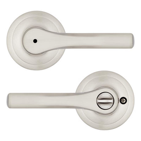 Kwikset Henley Satin Nickel Privacy Lever