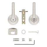 Kwikset Henley Satin Nickel Privacy Lever