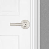 Kwikset Henley Satin Nickel Privacy Lever
