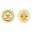 Kwikset Bright Brass Metal Deadbolt