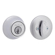 Kwikset Brushed Chrome Metal Deadbolt