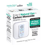 DeNova Detect 10-Year Battery-Powered MEMS Gas and Carbon Monoxide Alarm
