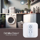 DeNova Detect 10-Year Battery-Powered MEMS Gas and Carbon Monoxide Alarm