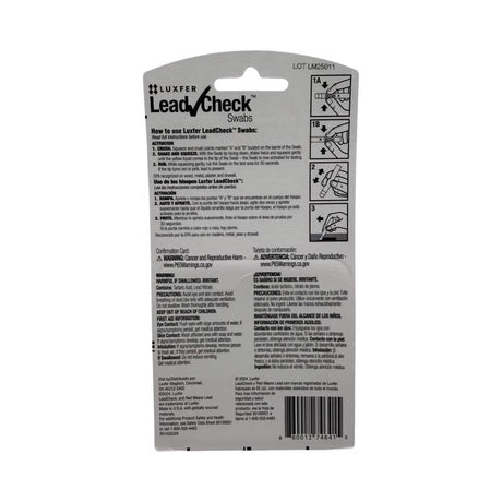 Luxfer Lead Surface Test Kit 8 pk