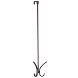 iDesign 2.5 in. H X 7.2 in. W X 25.75 in. L Steel Over The Door Hanger Holder, Pack of 4