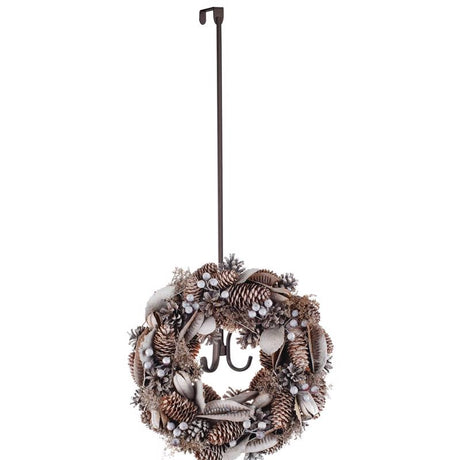 iDesign 2.5 in. H X 7.2 in. W X 25.75 in. L Steel Over The Door Hanger Holder, Pack of 4