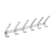 iDesign WM Hook 15.25 in. L Chrome Silver Steel Hook Rack 1 pk, Pack of 4