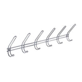 iDesign WM Hook 15.25 in. L Chrome Silver Steel Hook Rack 1 pk, Pack of 4
