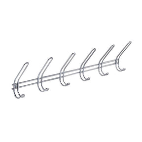 iDesign WM Hook 15.25 in. L Chrome Silver Steel Hook Rack 1 pk, Pack of 4