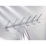 iDesign WM Hook 15.25 in. L Chrome Silver Steel Hook Rack 1 pk, Pack of 4