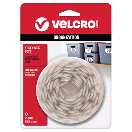 VELCRO Brand Small Nylon Hook and Loop Fastener 5/8  L 75 pk, Pack of 4