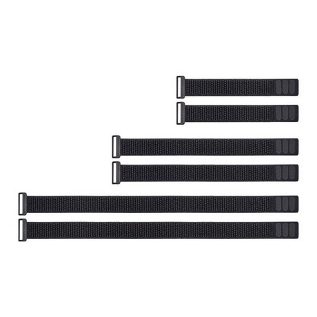 Wrap-It 0.5 in. L Black Nylon Cinch Strap, Pack of 6