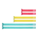 Wrap-It 0.5 in. L Assorted Nylon Cinch Strap, Pack of 6