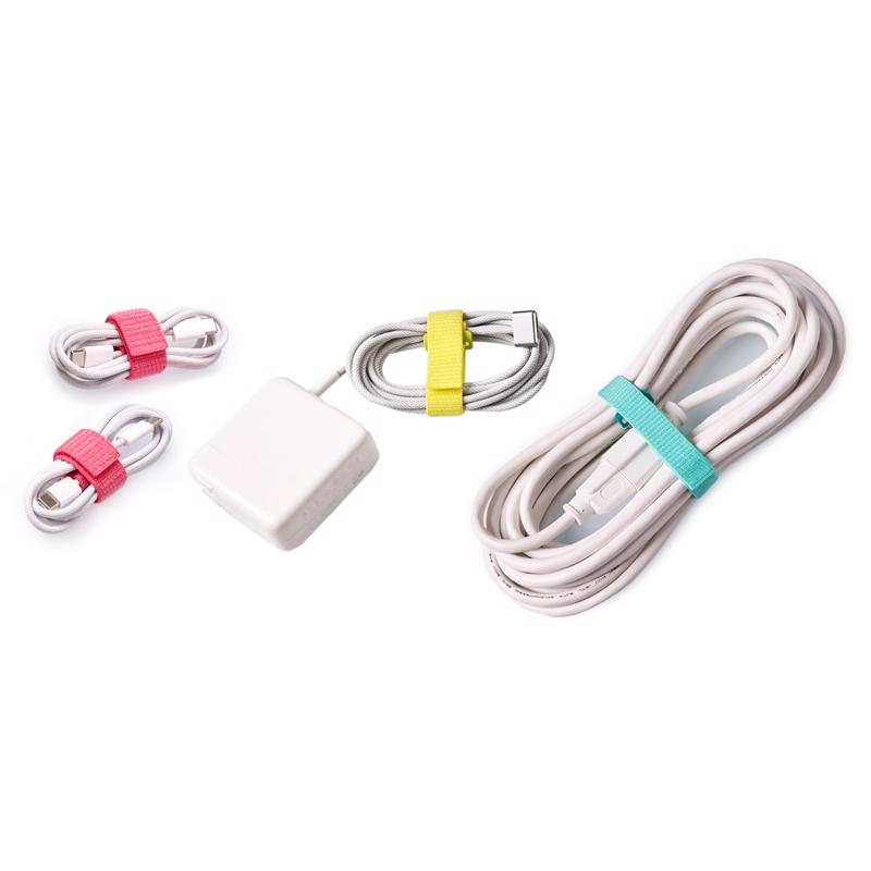 Wrap-It 0.5 in. L Assorted Nylon Cinch Strap, Pack of 6