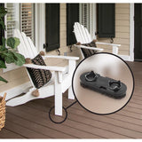 Slipstick Gorilla Outdoor Gray Tap-On Marine Grade Berber Chair Glide 8 pk, Pack of 6