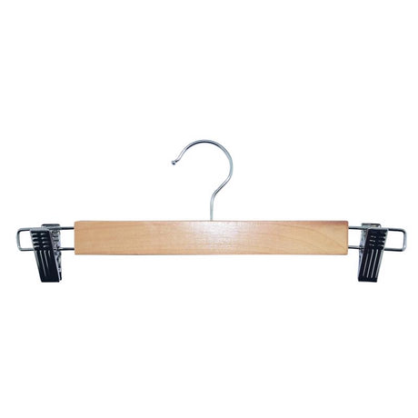 ClosetSelect Wood Brown Skirt/Slack Hanger 5 pk