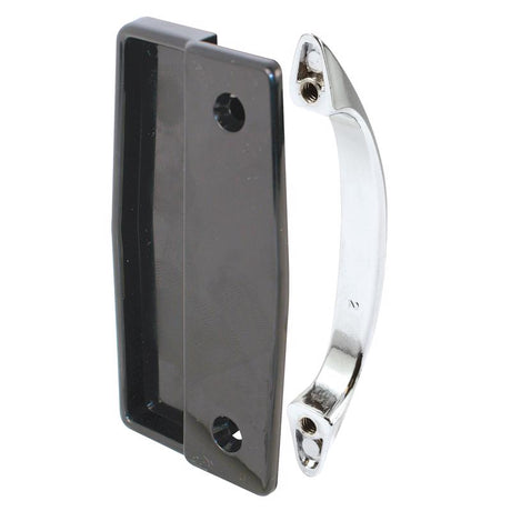 Prime-Line 1.875 in. L Black Plastic Sliding Door Edge Pull