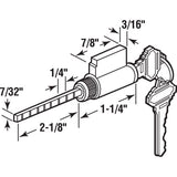 Prime-Line Metal Indoor and Outdoor Key Lock Cylinder