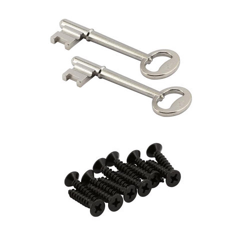 Prime-Line Black Metal Deadbolt Thick Door Kit 1 pc