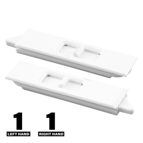 Prime-Line White Plastic Window Tilt Latch 3/4 in. W X 2-7/8 in. L 2 pk