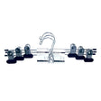 ClosetSelect Metal Silver Skirt/Slack Hanger 3 pk, Pack of 12