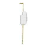 Sabre White Multi-Material Travel Door Lock