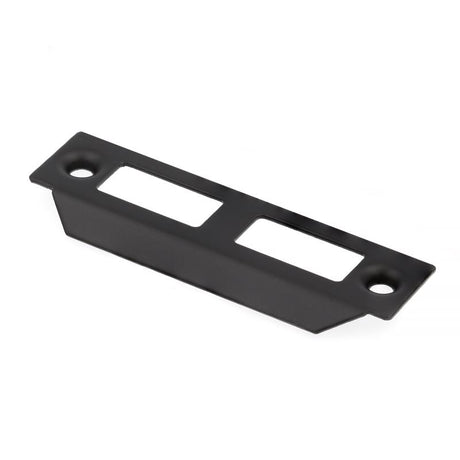 Prime-Line Matte Black Deadbolt and Passage Door Knob 1.75 in.