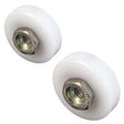 Prime-Line 7/8 in. D X 1 in. L White Nylon/Steel Shower Door Roller 4 pk, Pack of 6