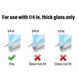Prime-Line 36 in. L Clear Vinyl Door Bottoms 1 pc